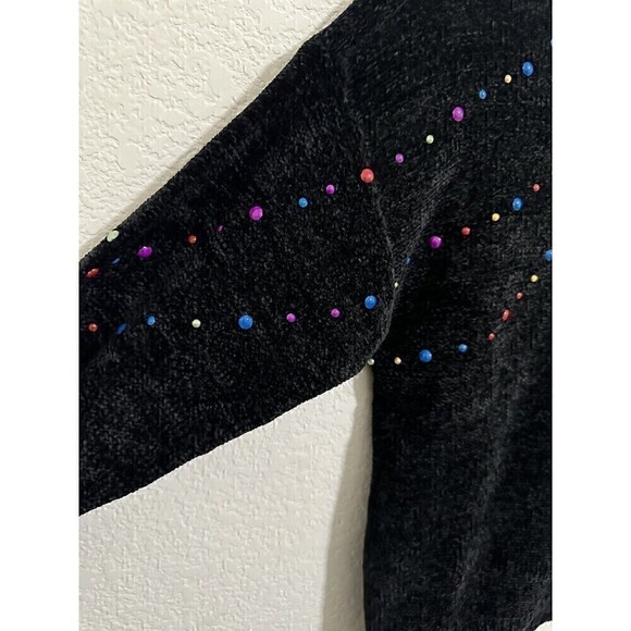 ModCloth Sweater Womens Size XS Deck The Halls With Glitz Mock Neck Pullover Top - Picture 7 of 8